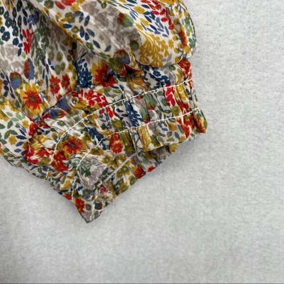 -AQUA Women's Floral Smocked Waist Dress NWT - Picture 9 of 10